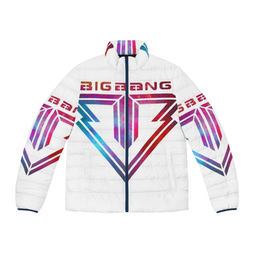 Big Bang Smokey Puffer Jacket, featuring the iconic K-pop group's branding