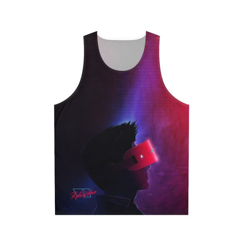 Retrowave VR Guy Unisex Retro Tank Top