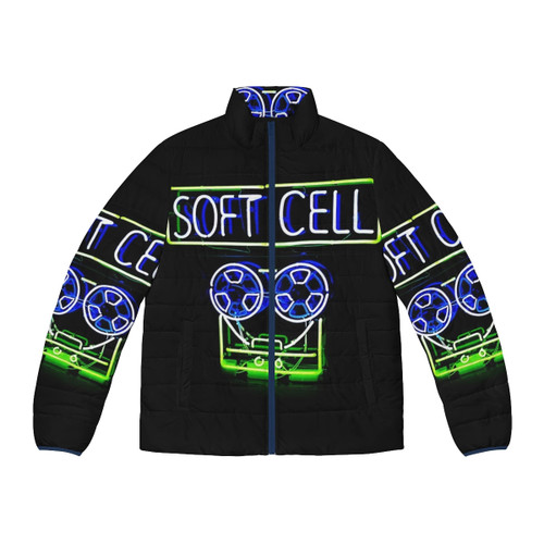 A high-quality puffer jacket featuring the Omen design, perfect for Castlevania enthusiasts.