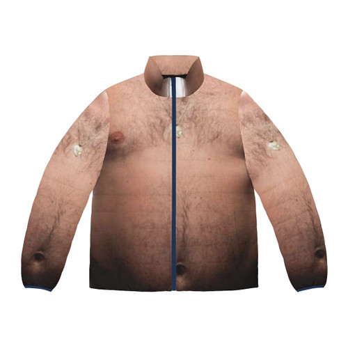 Bert Kreischer wearing a cozy puffer jacket from his Two Bears podcast