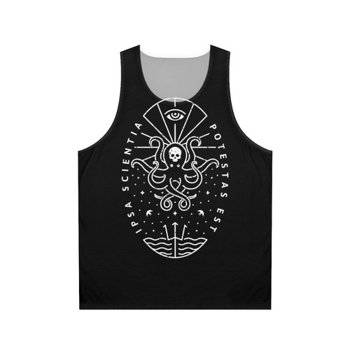 Knowledge Skull Unisex Tank Top
