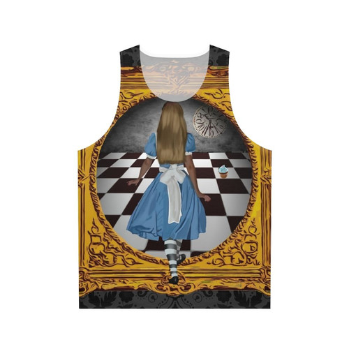 Unisex "Through The Looking Glass" Alice in Wonderland Fantasy Tank Top