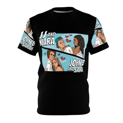 Outer Banks inspired all-over-print t-shirt featuring Pogue-themed fan art