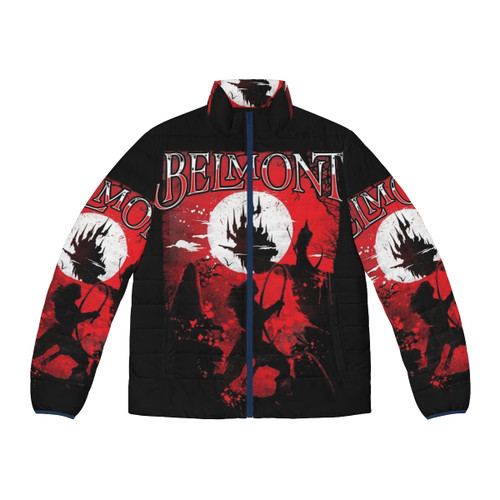 Belmont Vampire Hunter Puffer Jacket - Castlevania Inspired Clothing for Retro Gaming Fans