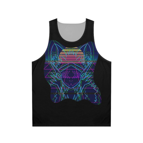 Retro DJ Unisex 80s Style Tank Top