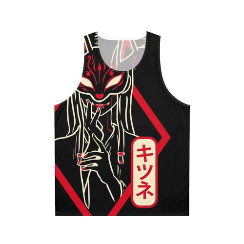 Kitsune red fox unisex tank top