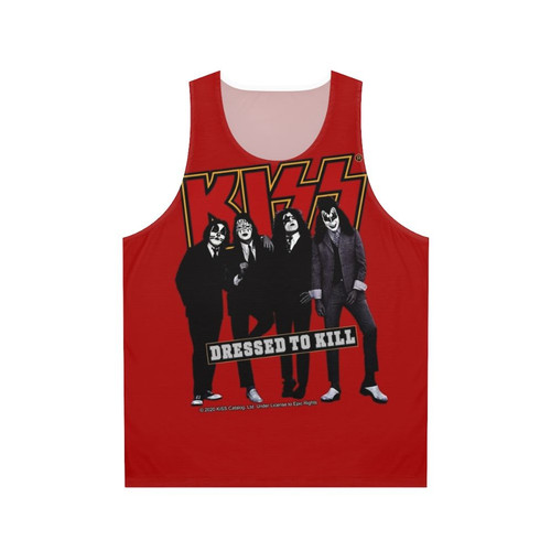 Unisex Kiss the Band "Dressed to Kill" Tank Top