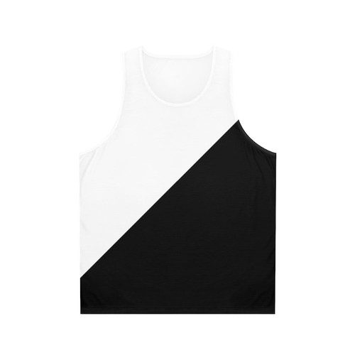 Geometric pattern unisex tank top