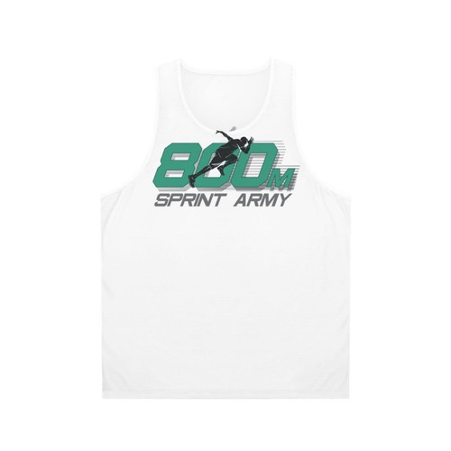 800m sprint track and field unisex performance tank top