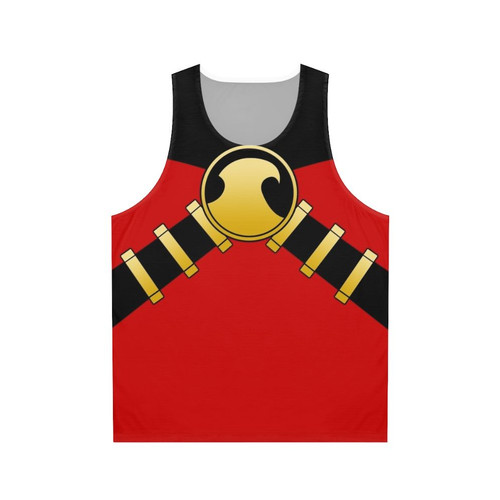 Red Robin graphic unisex tank top