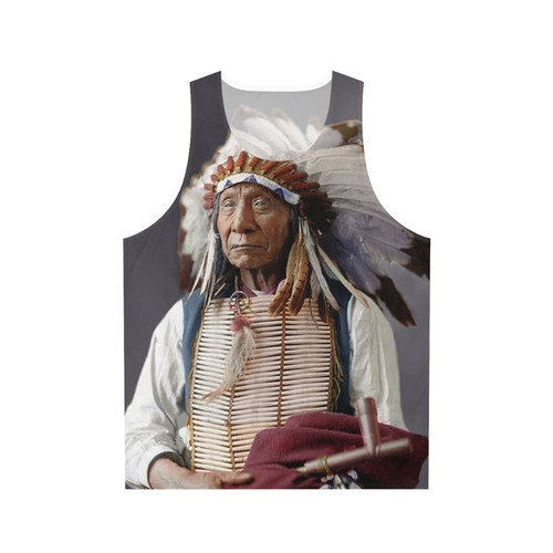 Red Cloud Mahpiya Luta Lakota Native American Unisex Tank Top