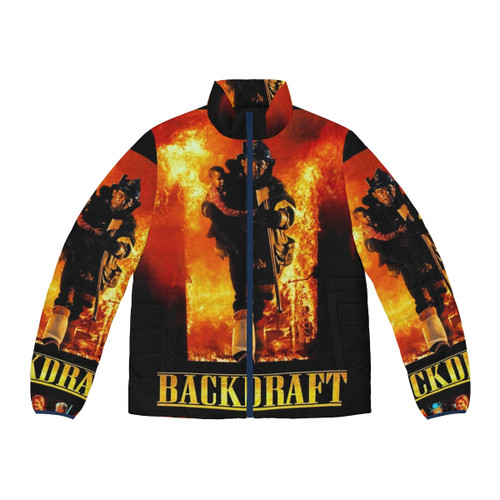 Backdraft 1991 movie puffer jacket worn by Robert De Niro