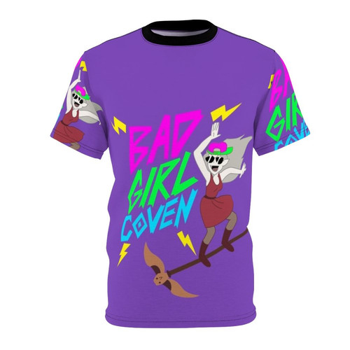 Owl House inspired t-shirt featuring a "Bad Girl Coven" design with Edalyn Clawthorne and Luz Noceda