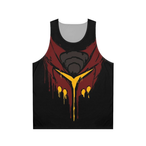 Ratchet Deadlocked Orange Stencil Unisex Tank Top