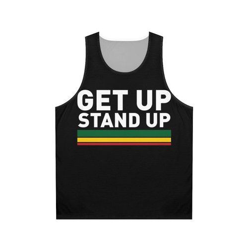 Rasta Lion Roots Rock Reggae Unisex Tank Top