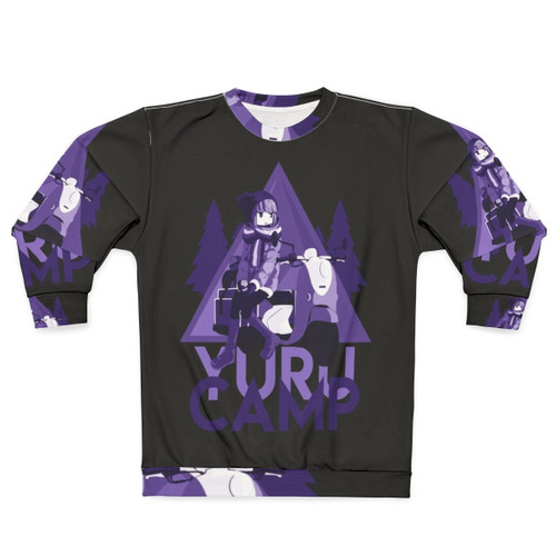 Yurucamp anime camping sweatshirt