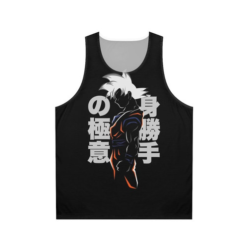 Dragon Ball Z Unisex Tank Top with Saiyan Pride Minimal Design