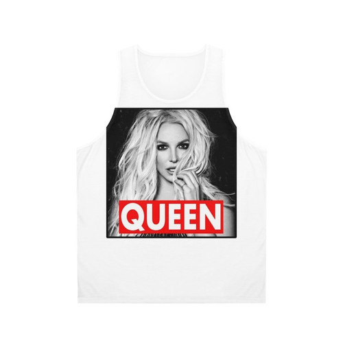 Queen B Unisex Tank Top featuring Britney Spears