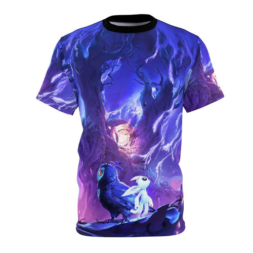 T-shirt featuring a light burst design inspired by the video game Ori and the Will of the Wisps