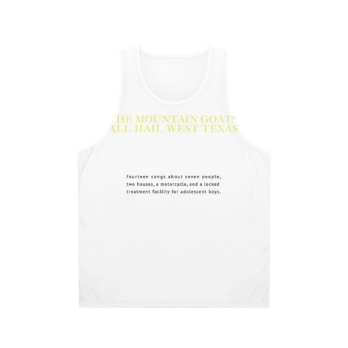 The Mountain Goats "All Hail West Texas" Unisex Tank Top