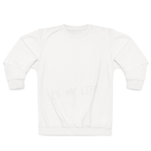 Xylophone musician wearing a sweatshirt