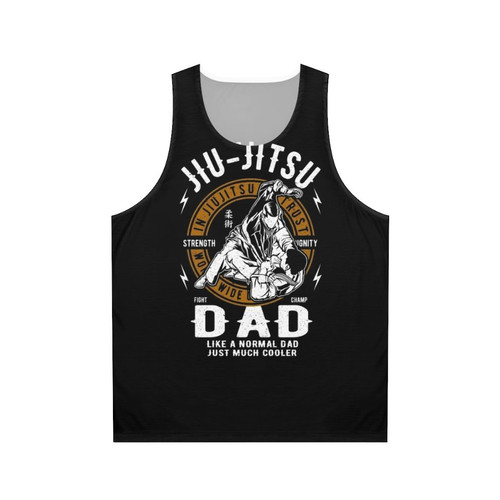 Jiu Jitsu Dad Martial Arts Fighter Fathers Day Unisex Tank Top