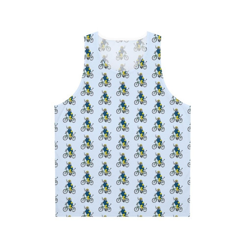 Elephant Cyclist Unisex Tank Top