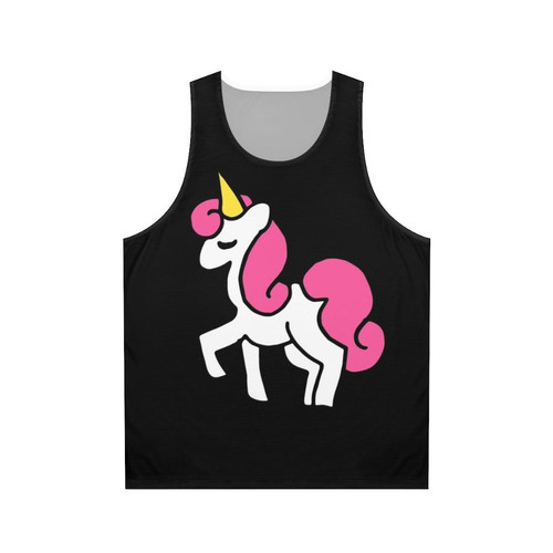 Cute unicorn unisex tank top