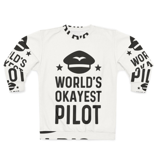 Worlds Okayest Sweatshirt for Engineers and Professionals