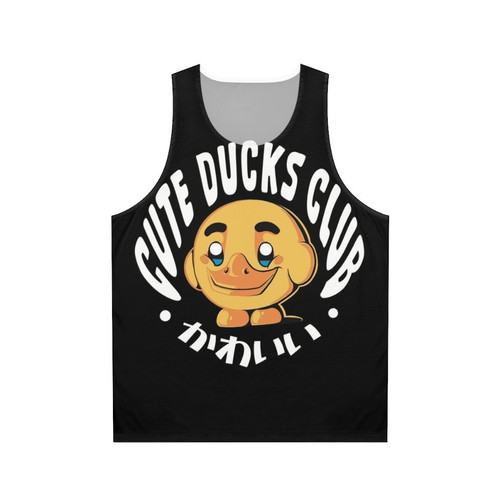Cute ducks unisex tank top