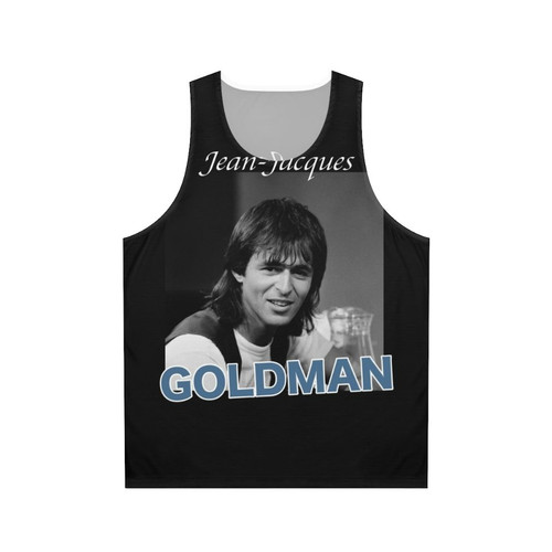 Jean Jacques Goldman Unisex Music Fan Art Tank Top