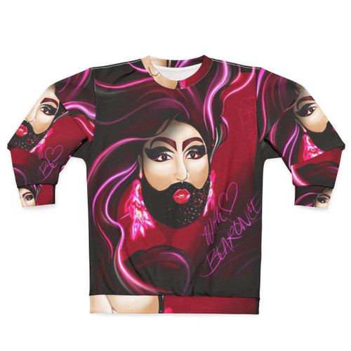 Bearonce Sweatshirt - Bearded Lady Drag Queen Gay Bear Fan Art