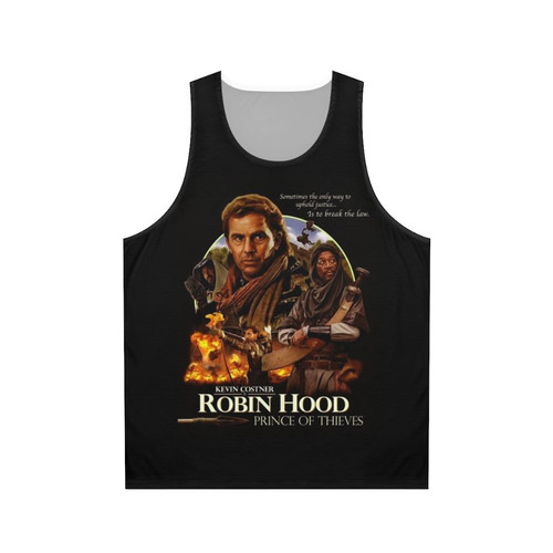 Unisex tank top featuring the 'Prince of Thieves' movie poster