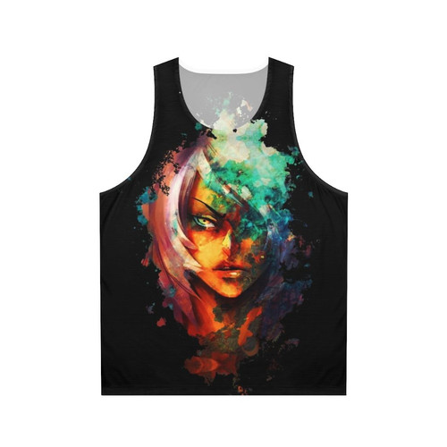 Jasper corrupted gem unisex tank top