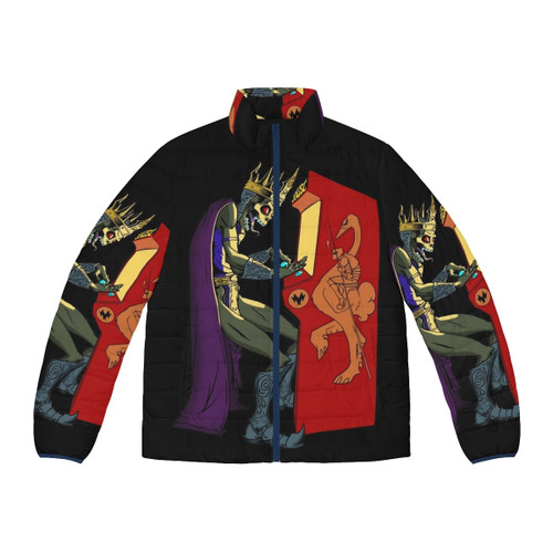Ready Player One Puffer Jacket featuring characters from the popular sci-fi novel and film