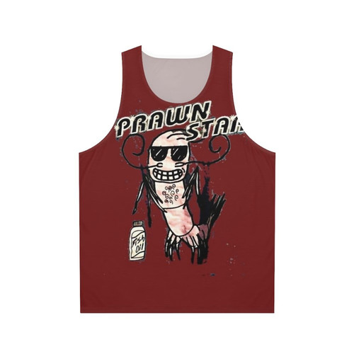 Prawn star unisex horror tank top