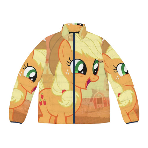 Applejack Puffer Jacket with My Little Pony inspired design