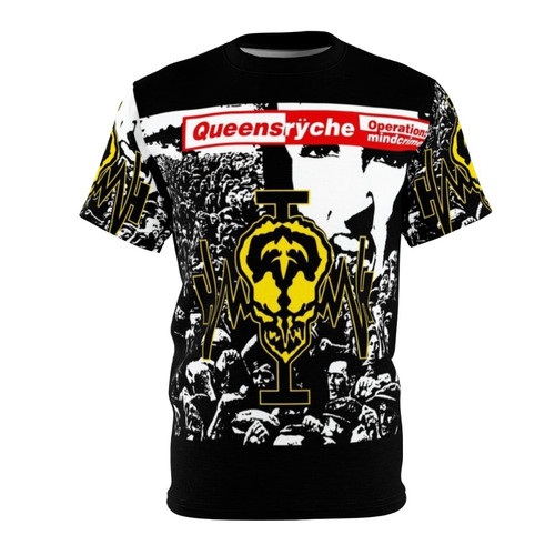 Queensryche-inspired fan art AOP t-shirt featuring the "Blood of the Levant" design