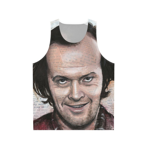 Jack Nicholson portrait on a unisex tank top