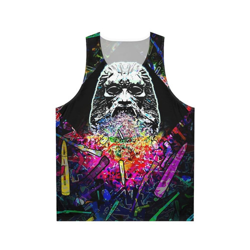 Unisex tank top with "The Gun is Good" design
