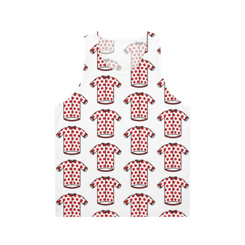 Unisex polka dot cycling jersey