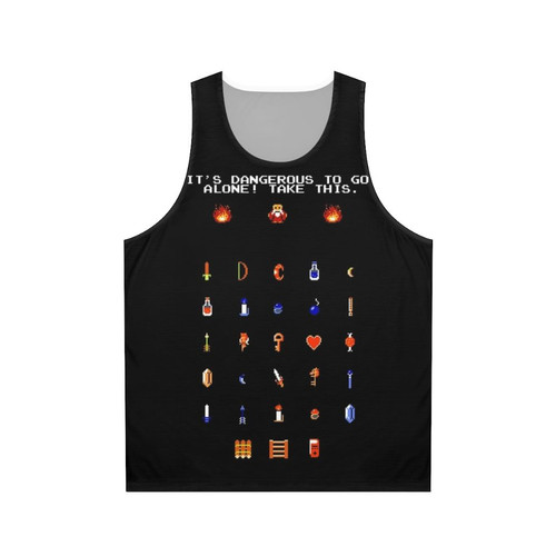 Retro Nintendo "It's Dangerous to Go Alone" Unisex Tank Top