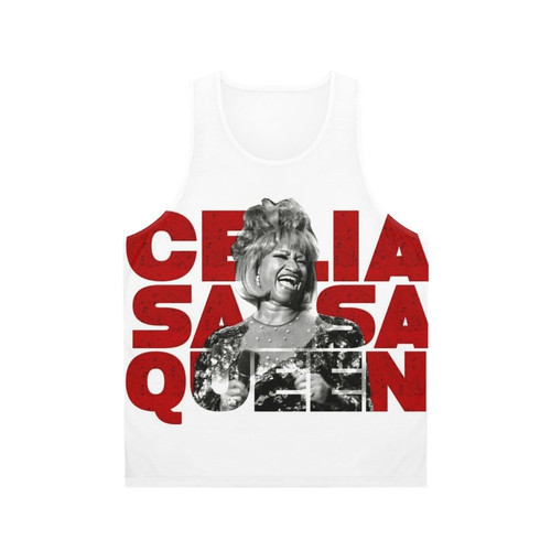 Celia Cruz Cuban Flag Unisex Tank Top