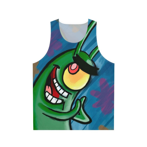 Plankton unisex tank top