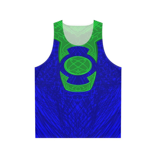 Ionic Redux Unisex Superhero Tank Top with Green Lantern Graphic