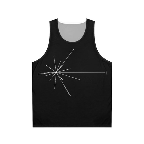 Pioneer Voyager Pulsar Map Unisex Space Tank Top