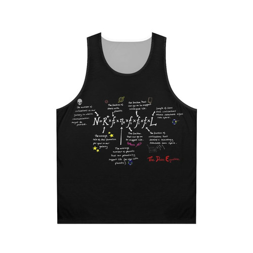 Drake Equation Astrobiology Unisex Tank Top
