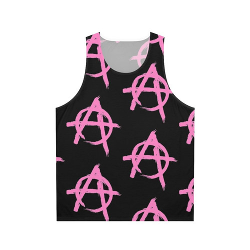 Unisex 'Pink Anarchy' Tank Top featuring the Machine Gun Kelly logo