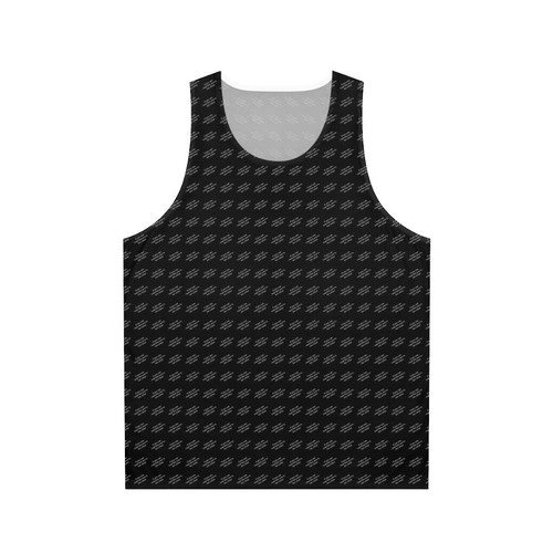 Unisex tank top with "If You Can Read This, You're Too Close" text