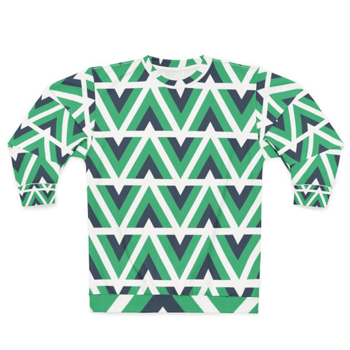 Vue.js Pattern Sweatshirt for Web Developers